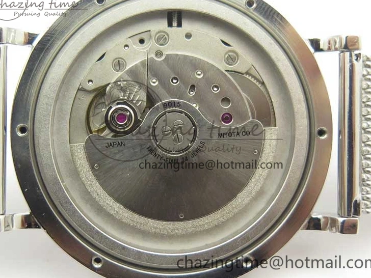 MIROTIME 0405 FastDry Portofino IW356501 SS V3 MK 1:1 Best Edition Black Dial On SS Mesh Bracelet MIYOTA 7195